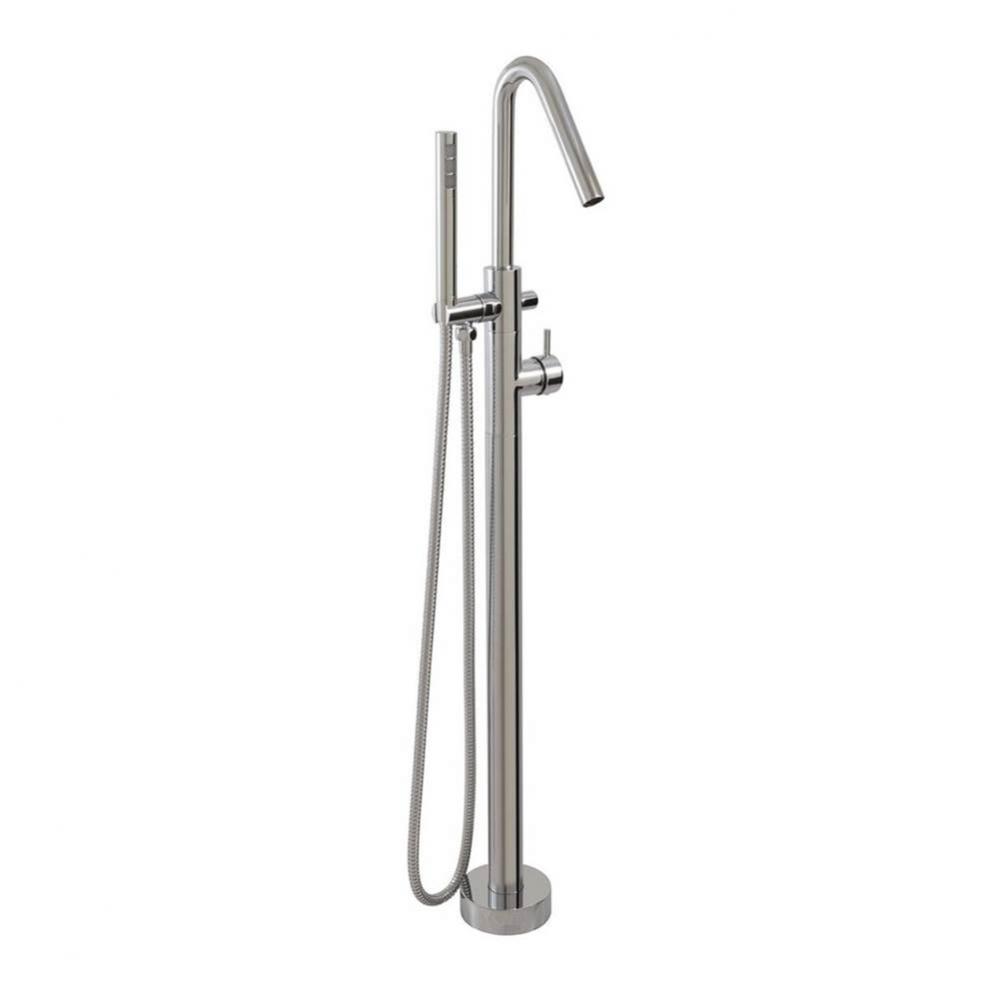 X75N85 Xround Floormount Tub Filler With Handshower - Trim Only