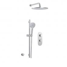 Aquabrass ABSZSHOWERBOX01GPC - Shower Faucet Uniplex Box - 2 Way Non Shared