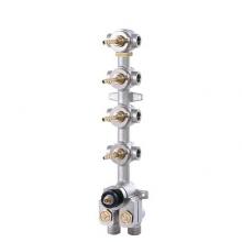 Aquabrass ABSVT12004 - T-12004 Turbo Totem Thermo Valve 4 Shut Off