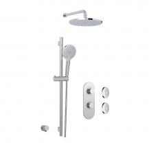 Aquabrass ABSZSFU05PC - Sfu05 Shower Faucet - 3 Way Shared