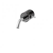 Aquabrass ABFBCL28NM520 - Cl28 Marmo Wallmount Lav Faucet-1 Handle -Black