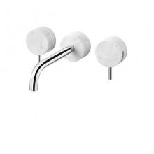 Aquabrass ABFBCL29BC500 - Cl29 Marmo Wallmount Lav Faucet 8'' Cc-White