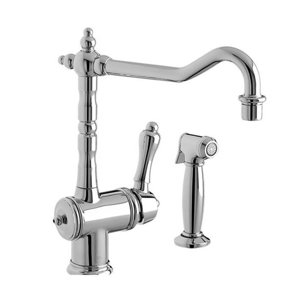 Kitchen Faucet With Side Spray