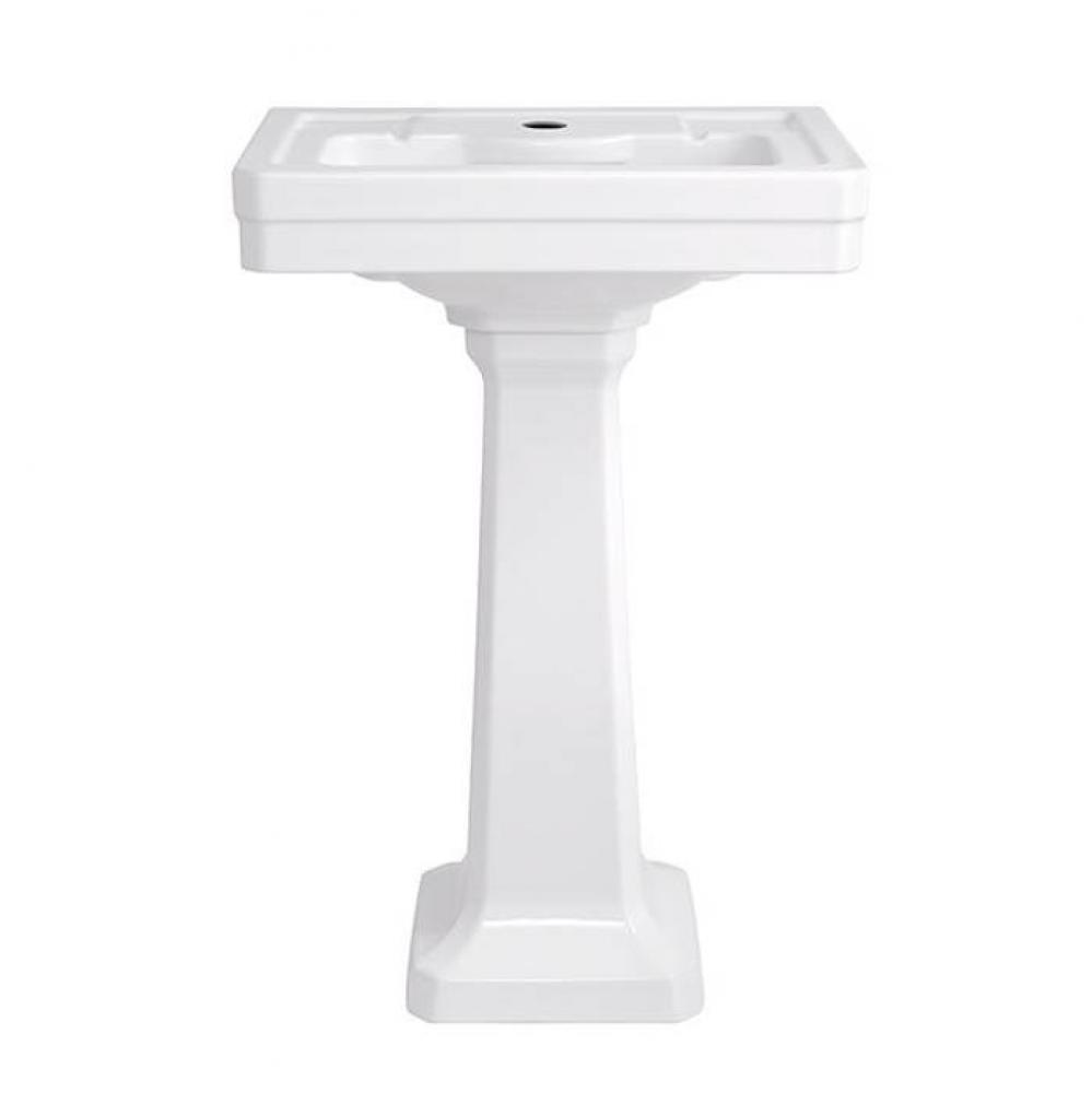 Fitzgerald® Pedestal Sink Top, 3-Hole with Pedestal Leg