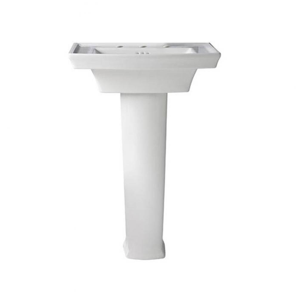 Wyatt® Pedestal Sink Top, 3-Hole with Pedestal Leg