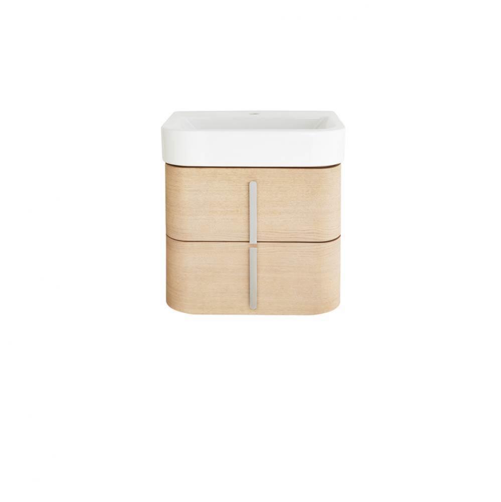 22 in.  Wall mount single vanity