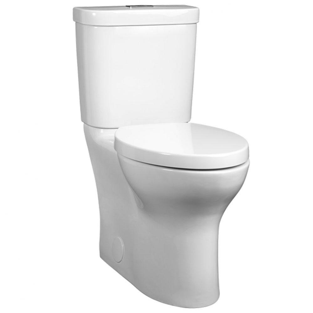 Equility Two-Piece Dual Flush Chair Height Elongated Toilet with Seat