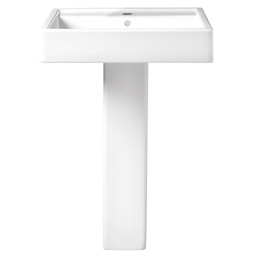 24 in. Pedestal sink, Center hole