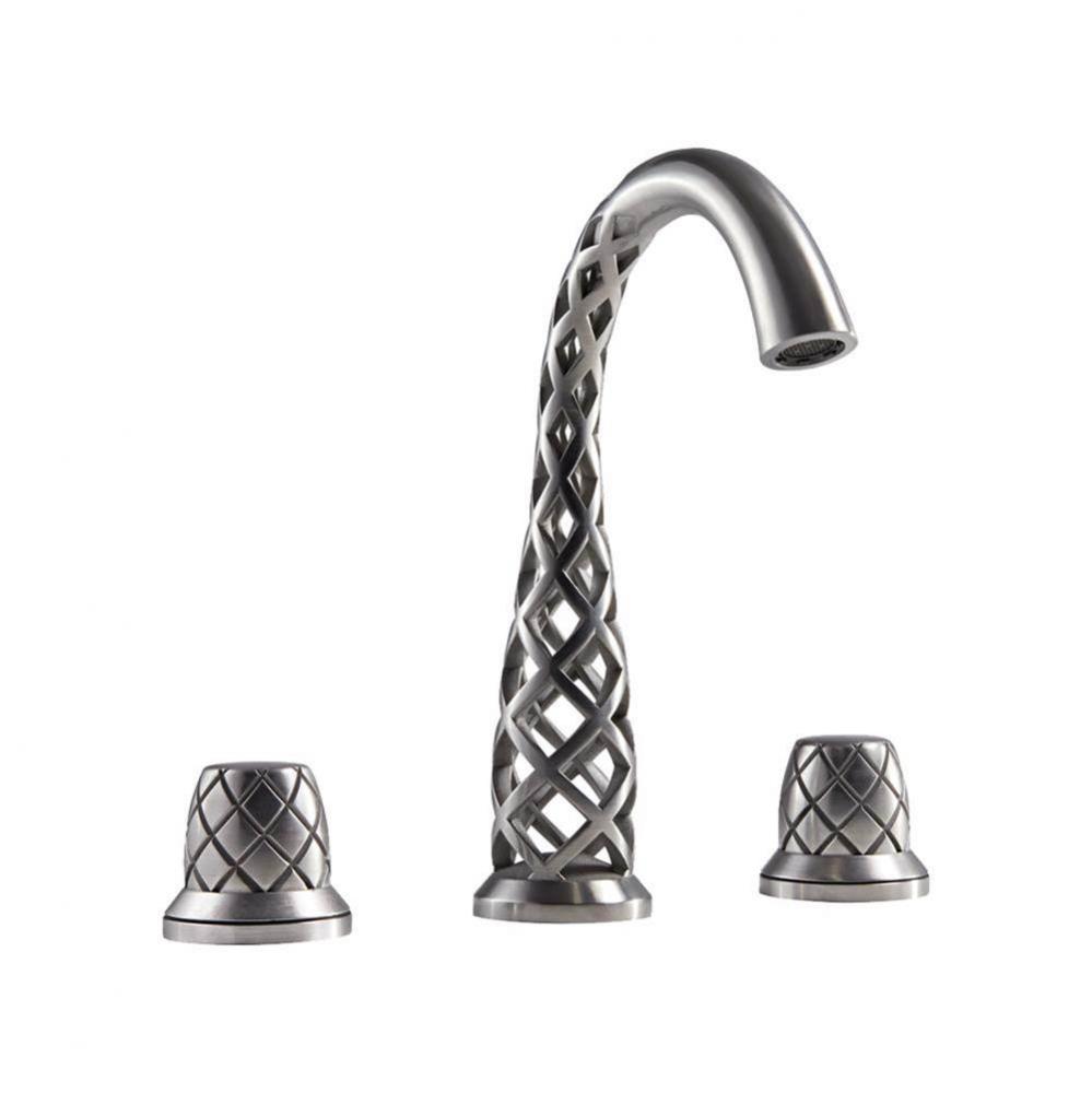 Vibrato 2- Handle Widespread 3D Printed Bathroom Faucet with Knob Handles