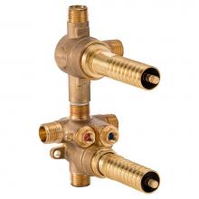 DXV D35005522.191 - 2-Handle Thermostatic Rough Valve with 2-Way Diverter Non-Shared Functions