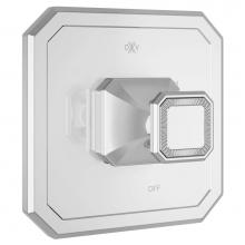 DXV D35170540.100 - Belshire Single Handle Pressure Balance Valve Trim Only with Cushion Handle