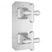 DXV D35170528.100 - Belshire 2-Handle Thermostatic Valve Trim Only with Cross Handles