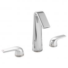 DXV D35120822RB.100 - DXV Modulus® 2-Handle High Spout Widespread Bathroom Faucet with Indicator Markings and Lever
