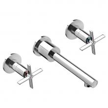 DXV D35105454RB.100 - PERCY WALL MOUNT W/CROSS HANDLES
