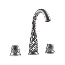 DXV D31201801.435 - Vibrato 2- Handle Widespread 3D Printed Bathroom Faucet with Knob Handles