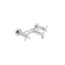 DXV D35155470.100 - Oak Hill® 2-Handle Wall Mount Bathroom Faucet with Cross Handles
