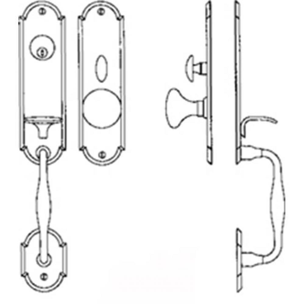 Entrance Handle Set - Complete full dummy