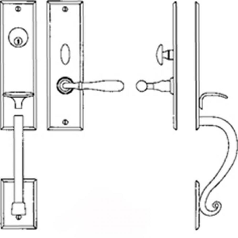 Entrance Handle Set - Complete full dummy