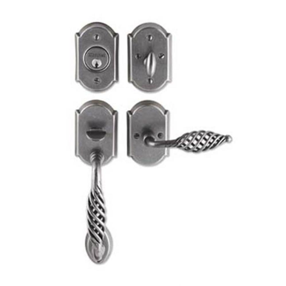 Tubular Entrance Handle Set - Complete full dummy