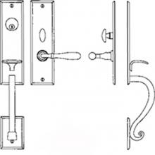La Forge 2807-101-007 - Entrance Handle Set - Complete full dummy