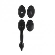 La Forge 2851-144-012 - Tubular Entrance Handle Set - Complete single cylinder set for 1 3/4''