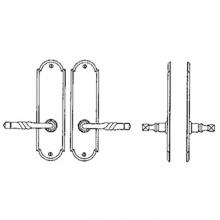 La Forge 4612-08-007 - Entry Tubular or Mortise set - Complete full dummy set to match 25