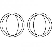 La Forge 4711-09-007 - Knob set on rosette - Complete single dummy