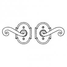 La Forge 4718-09-007 - Lever set on rosette - Complete single dummy