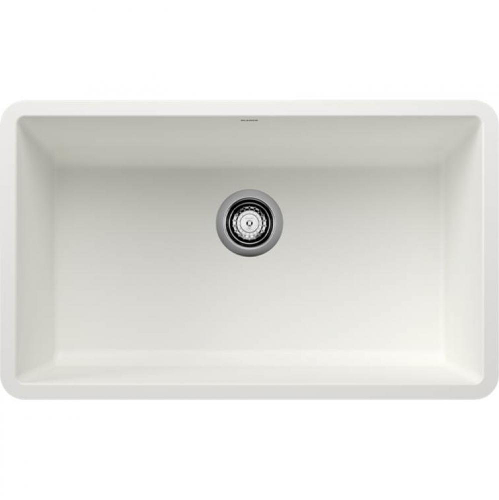 Precis SILGRANIT 30'' Single Bowl Undermount Kitchen Sink - White