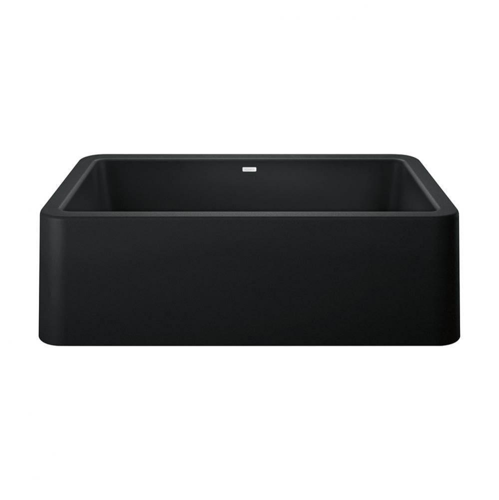 Ikon SILGRANIT 33'' Single Bowl Apron-Front Farmhouse Sink - Coal Black