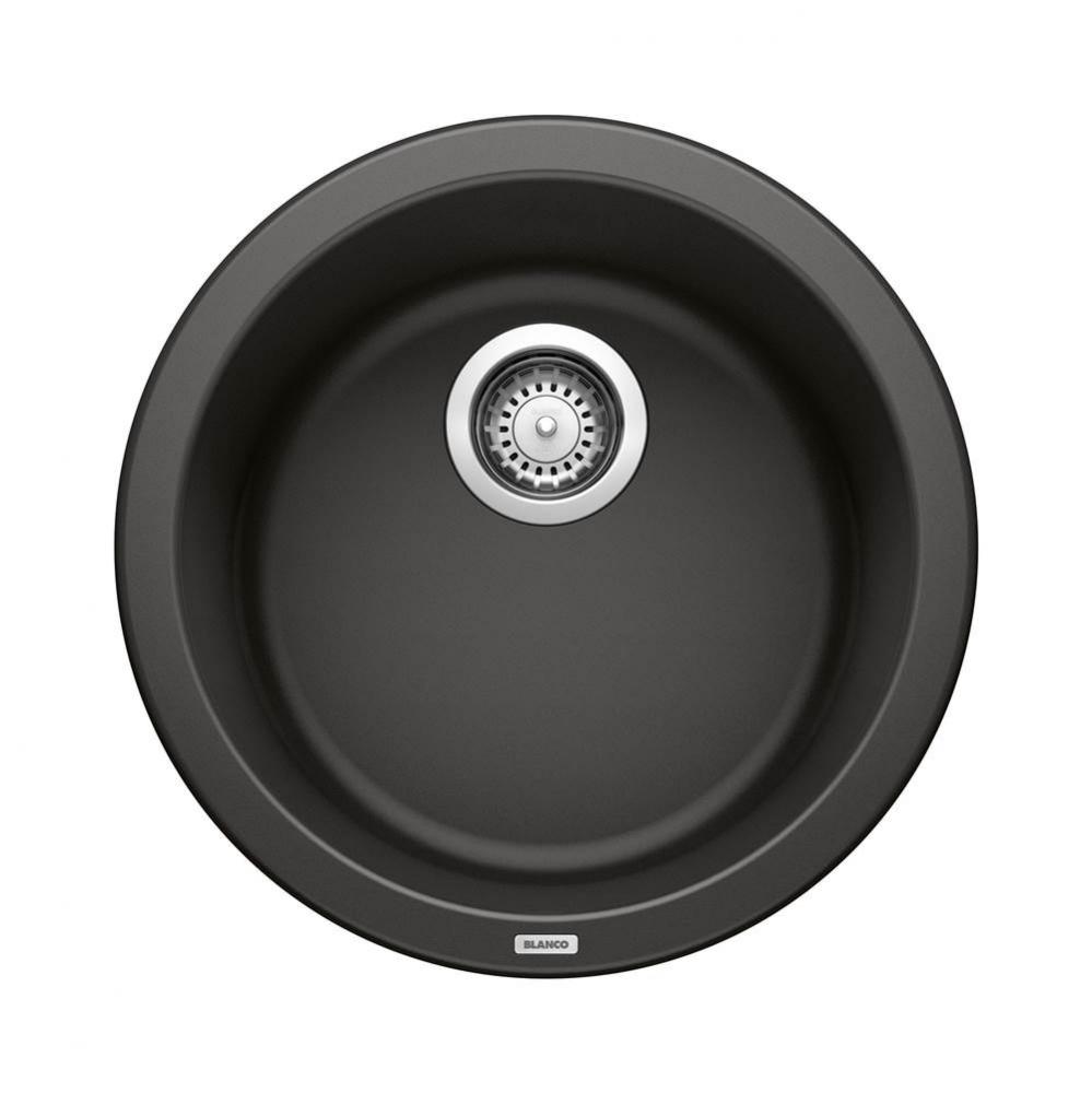 Rondo SILGRANIT 18'' Dual Mount Bar Sink - Coal Black