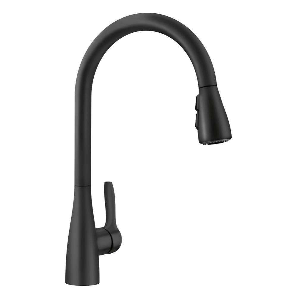 Atura Pull-Down Dual-Spray Kitchen Faucet - Matte Black