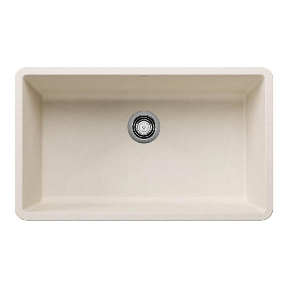 Precis SILGRANIT 32'' Super Single Undermount Kitchen Sink - Soft White
