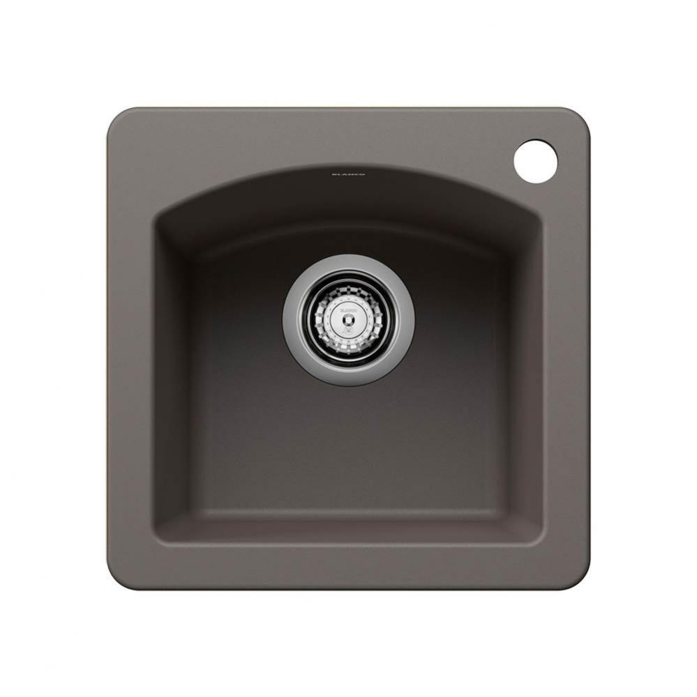 Diamond SILGRANIT 15'' Dual Mount Bar Sink - Volcano Gray