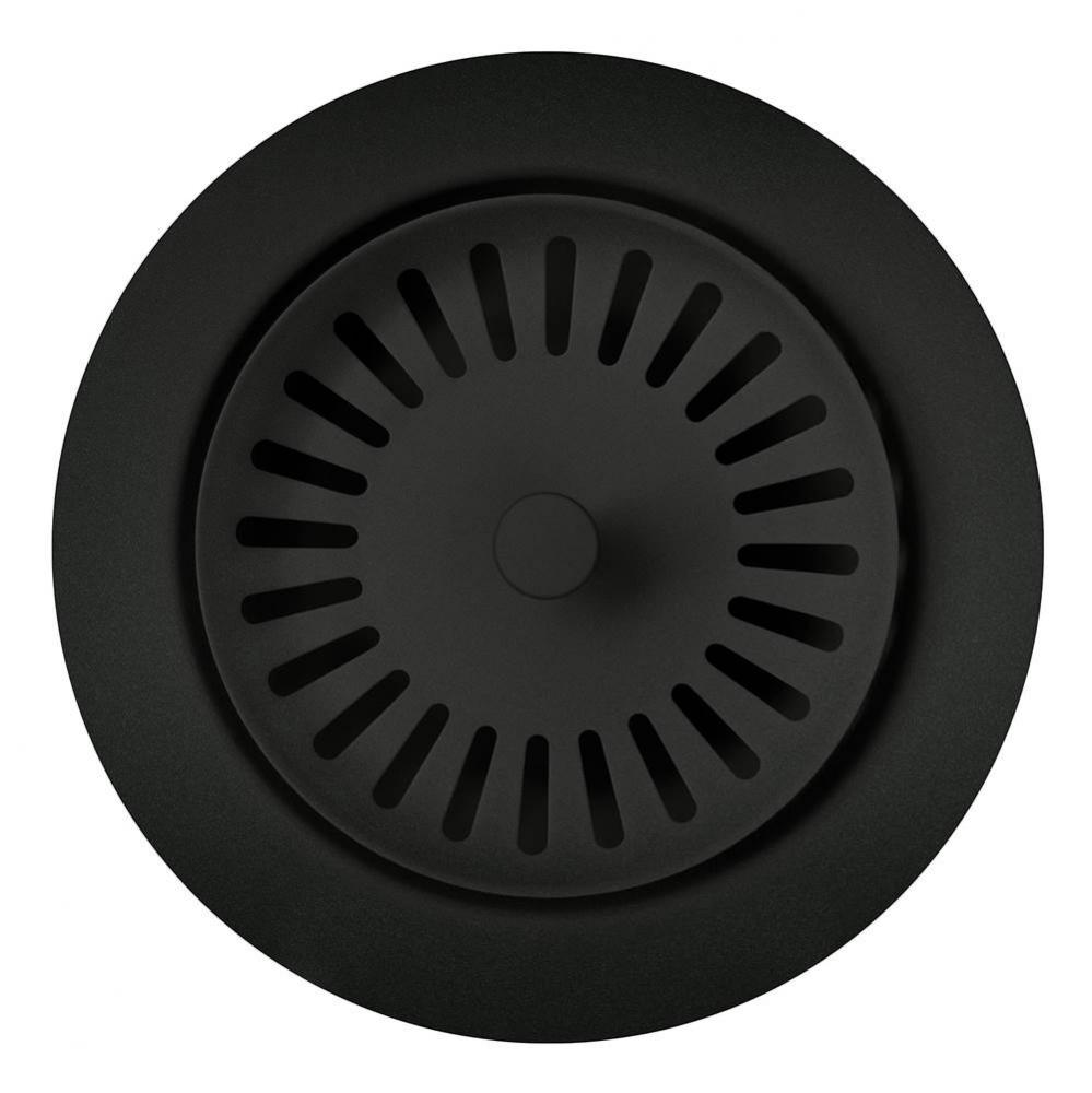 Color-Coordinated Metal Disposal Flange - Coal Black