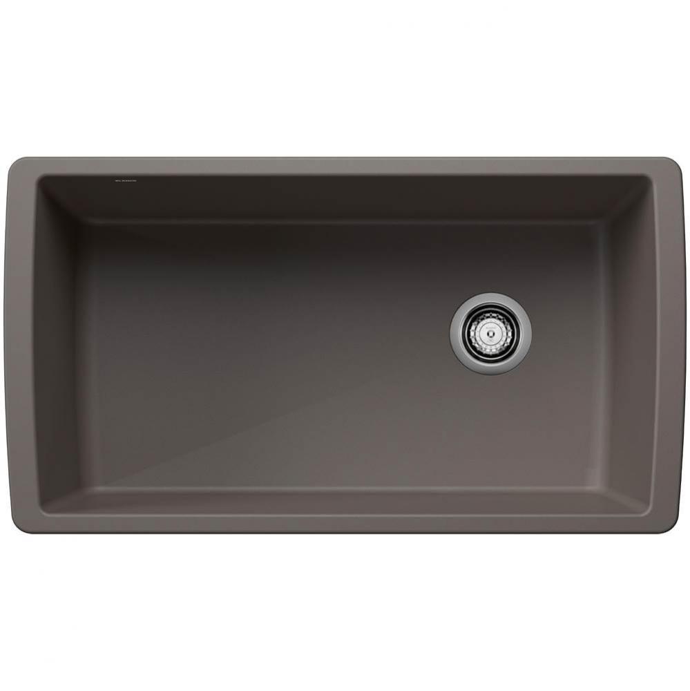 Diamond SILGRANIT 33'' Super Single Undermount Kitchen Sink - Volcano Gray