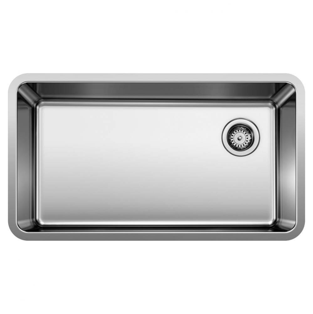 Formera 32'' Single Bowl Undermount Stainless Steel Kitchen Sink