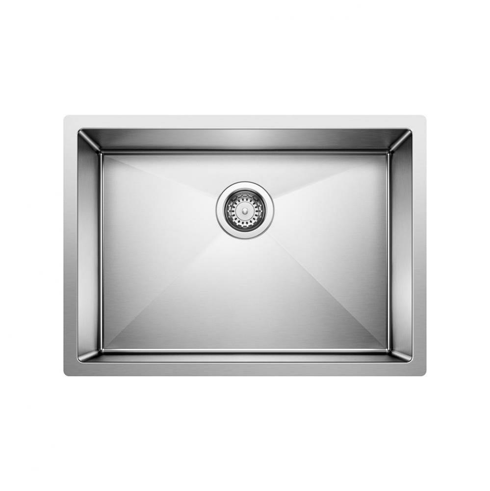 Radius R10 25'' Single Bowl Undermount Stainless Steel Kitchen Sink