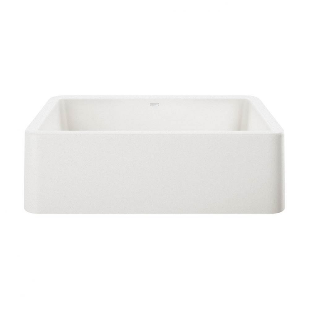 Ikon SILGRANIT 33'' Single Bowl Apron-Front Farmhouse Sink - White
