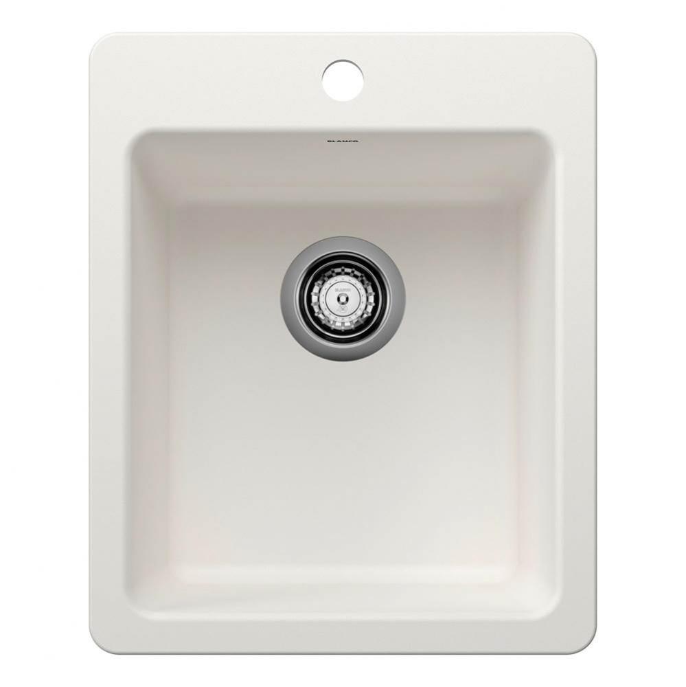 Liven SILGRANIT 17'' Dual Mount Bar Sink - White