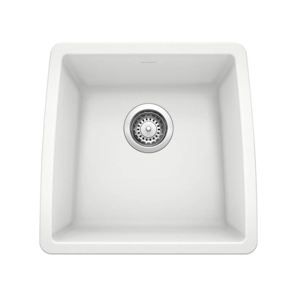 Performa SILGRANIT 17'' Undermount Bar Sink - White