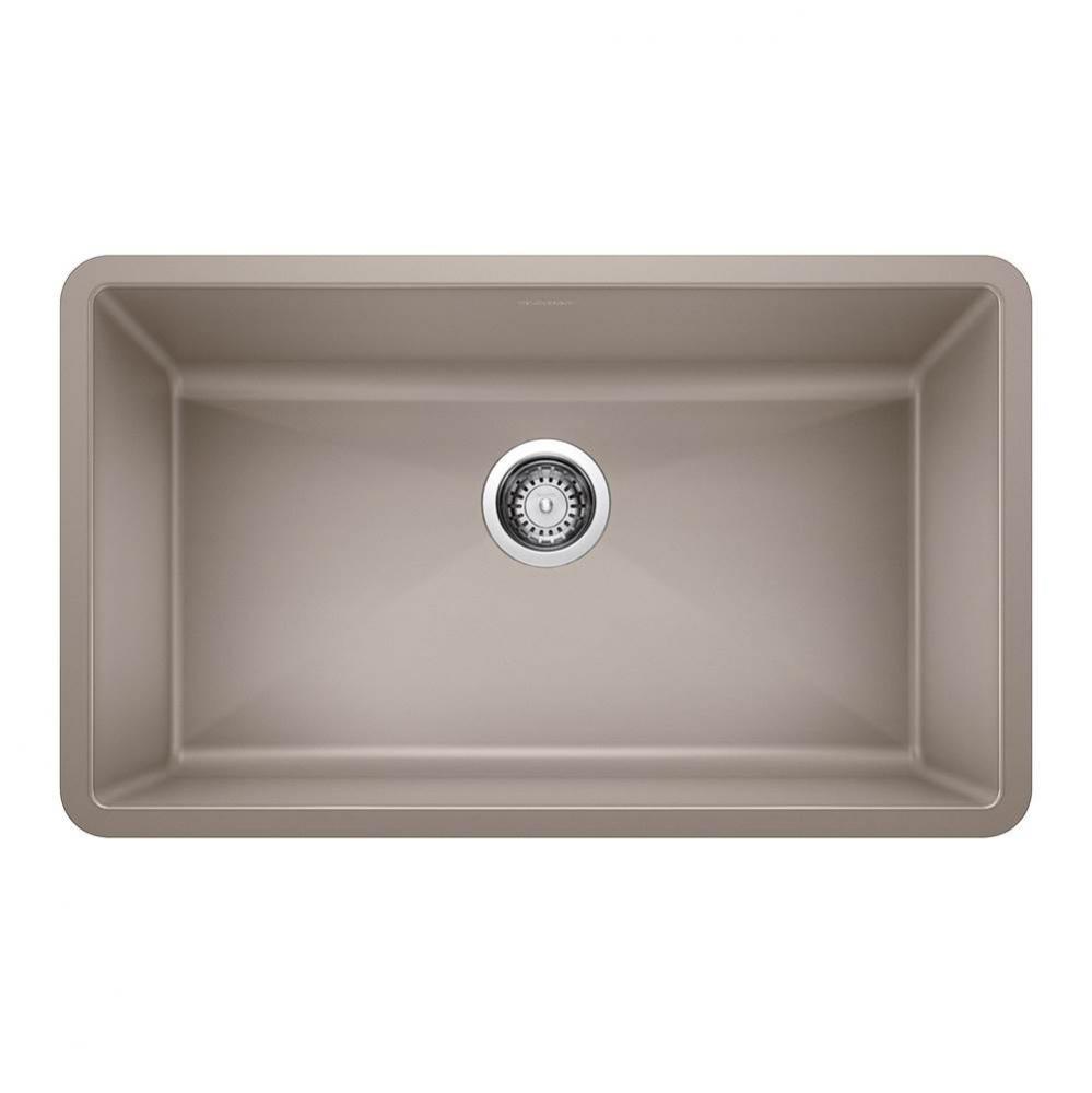 Precis SILGRANIT 32'' Super Single Undermount Kitchen Sink - Truffle