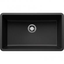 Blanco Canada 403912 - Precis SILGRANIT 30'' Single Bowl Undermount Kitchen Sink - Anthracite