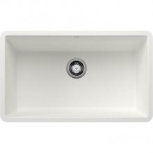 Blanco Canada 403914 - Precis SILGRANIT 30'' Single Bowl Undermount Kitchen Sink - White