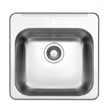 Blanco Canada 401125 - Horizon 1.0 -Drop In, 1 Hole Deck, 7''