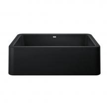 Blanco Canada 402644 - Ikon SILGRANIT 33'' Single Bowl Apron-Front Farmhouse Sink - Coal Black