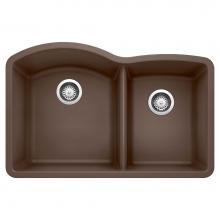Blanco Canada 400309 - Diamond SILGRANIT 32'' 60/40 Double Bowl Undermount Kitchen Sink - Cafe