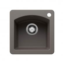 Blanco Canada 402910 - Diamond SILGRANIT 15'' Dual Mount Bar Sink - Volcano Gray