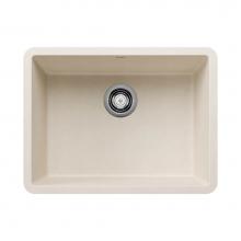 Blanco Canada 402878 - Precis SILGRANIT 24'' Single Bowl Undermount Kitchen Sink - Soft White