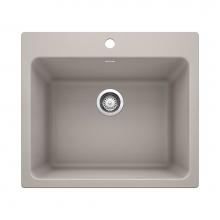 Blanco Canada 401907 - Liven SILGRANIT 25'' Single Bowl Dual Mount Laundry Sink - Truffle